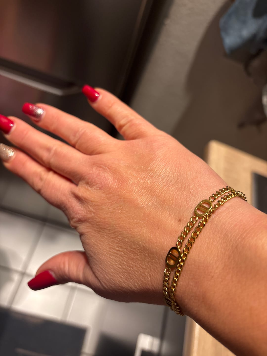 Customer photo review of Five Prestige Armband | 18K vergoldet