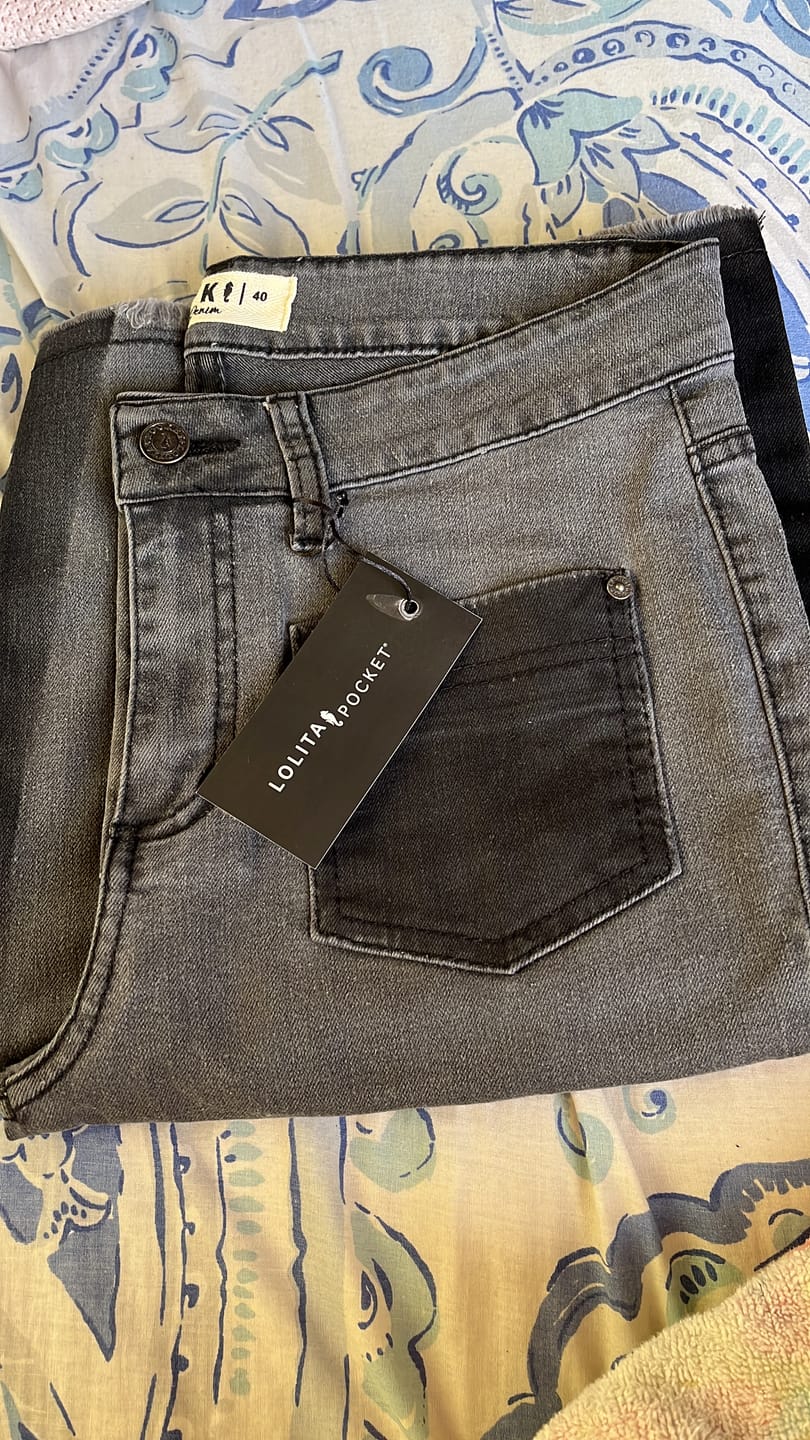 Customer photo review of JEANS ADA gris bicolor
