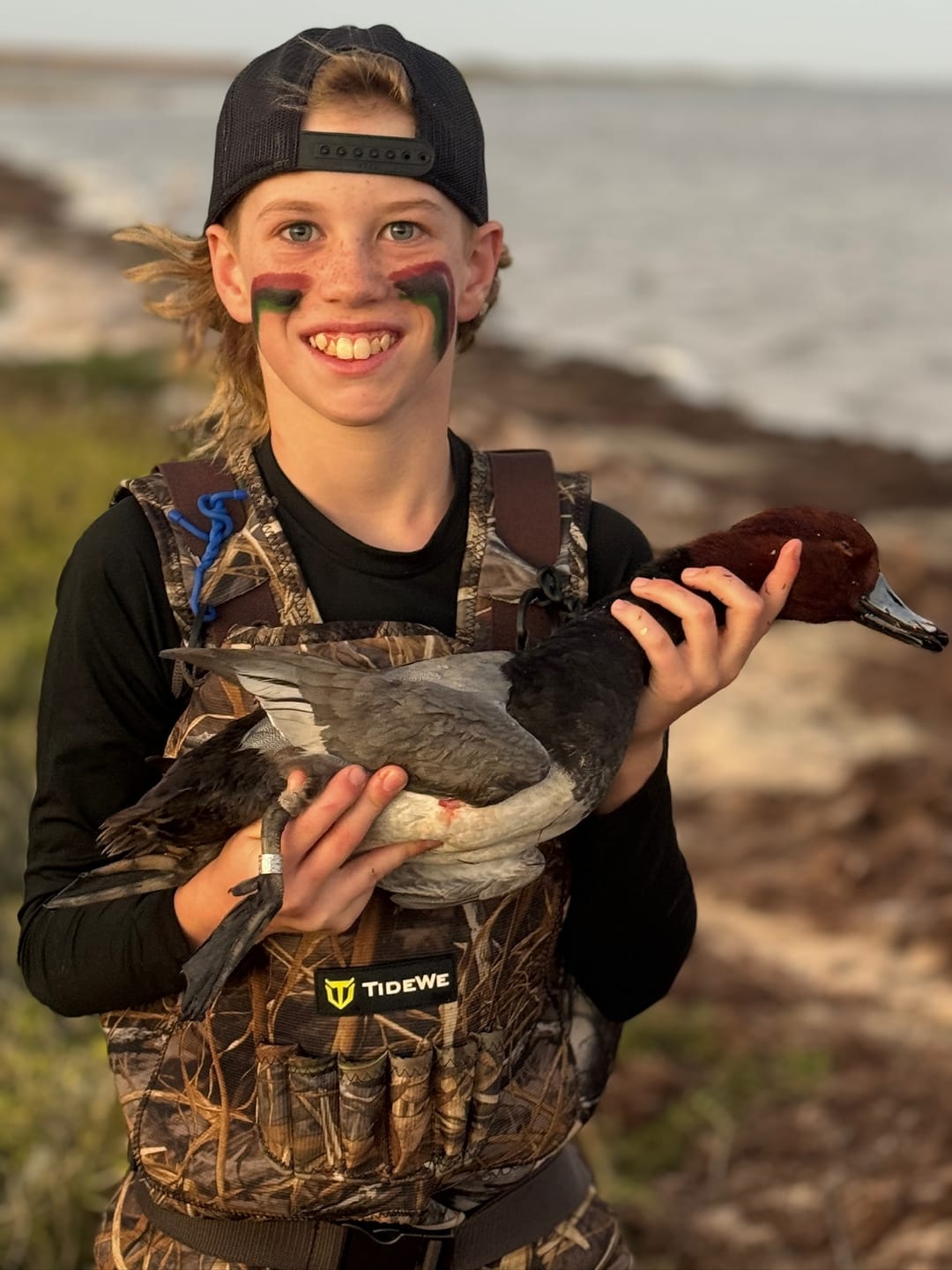 Customer photo review of TorridSeeker Heated Duck Waterfowl Hunting Neoprene Chest Waders