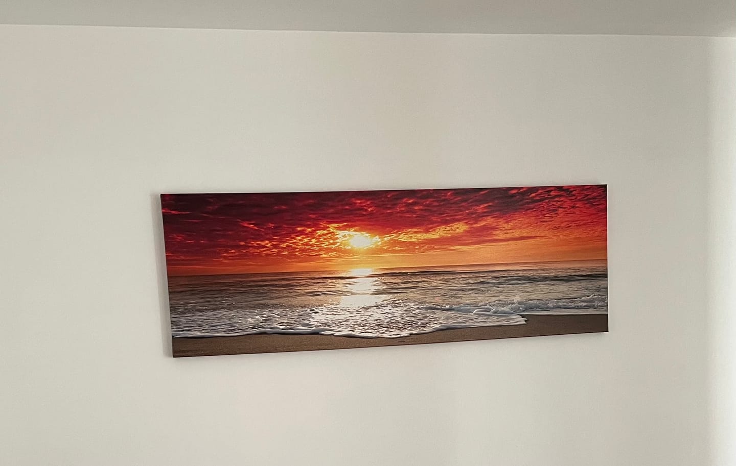 Customer photo review of Tableau Paysage Coucher de Soleil
