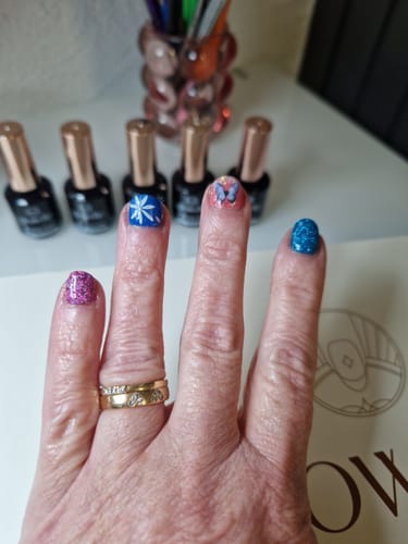 Customer photo review of Dipping Powder Provkit  - 3 Färger