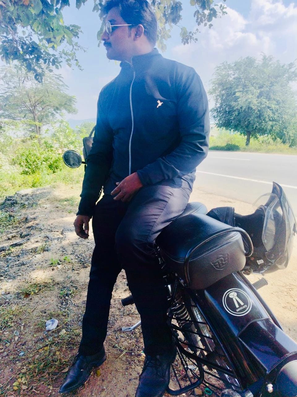 Customer photo review of Navy Blue - Sunblock Jacket