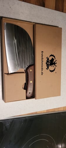 Customer photo review of Handgeschmiedetes Kochmesser - Ergonomic
