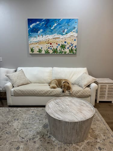 Customer review photo for Plaster Art Texture Painting #SG204