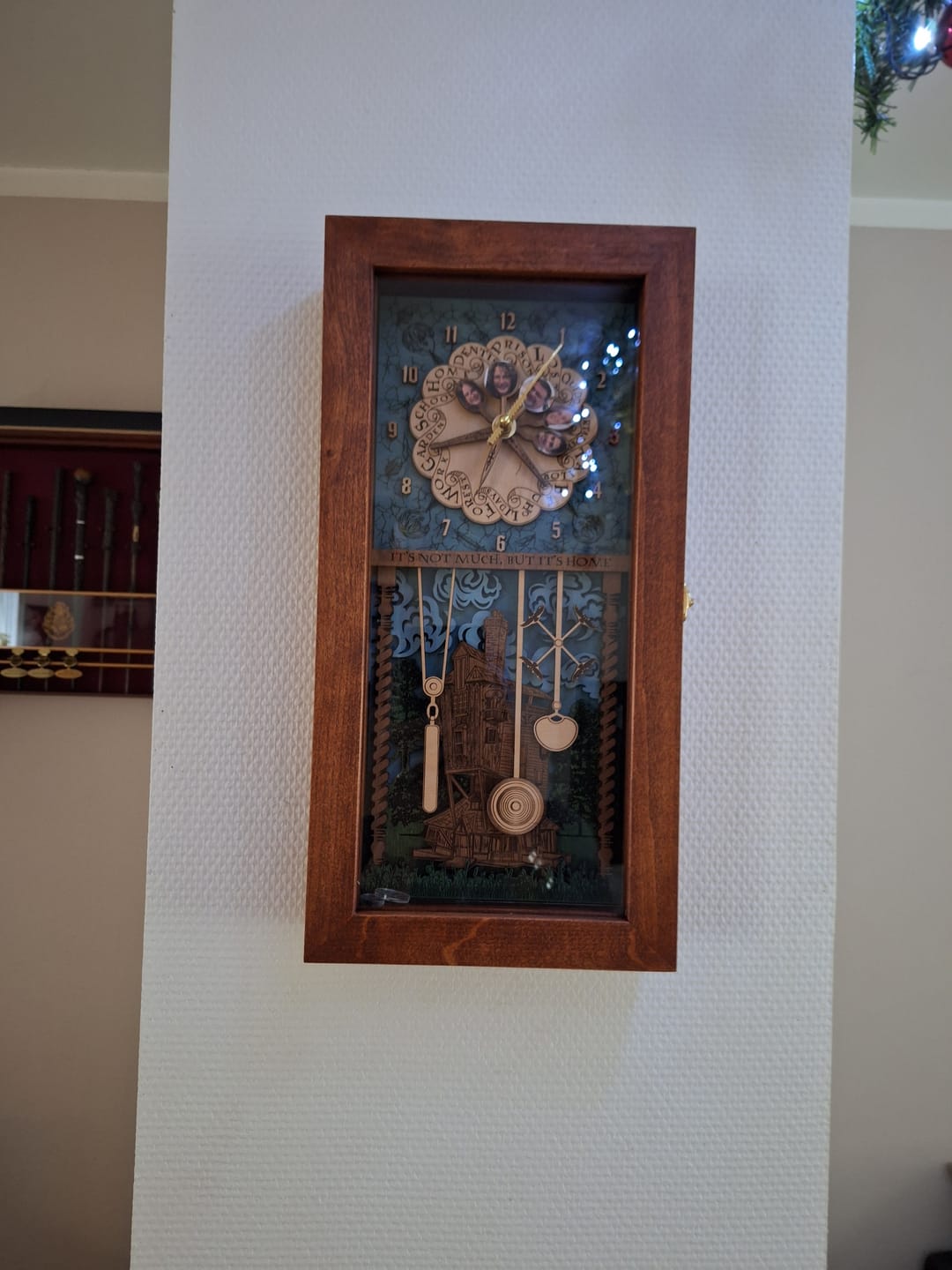 Customer photo review of WEASLEY FAMILY CLOCK
