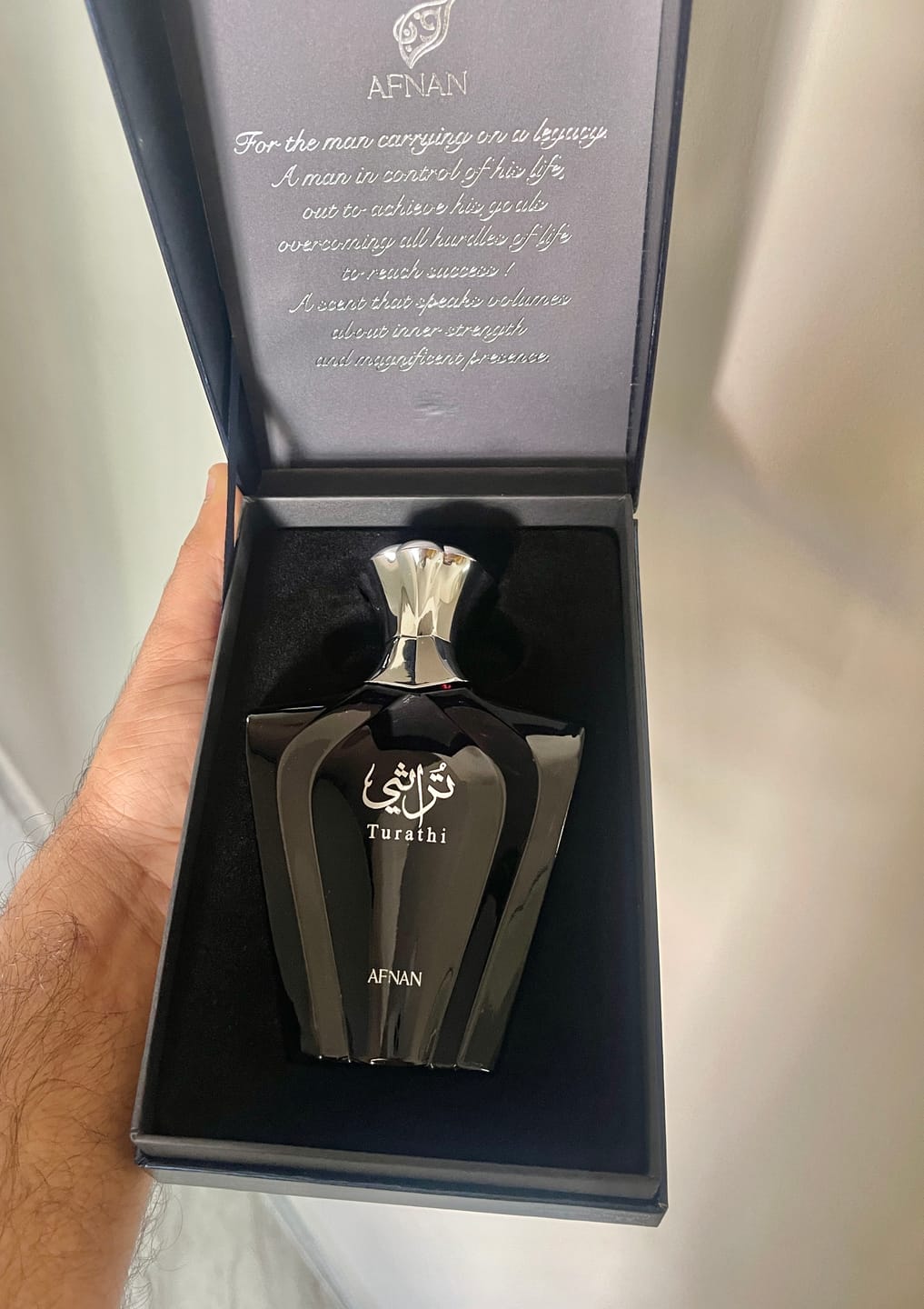 Customer photo review of Afnan Turathi Blue Eau De Parfum For Men