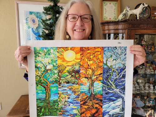 Customer photo review of Chelonia - Paint by Numbers