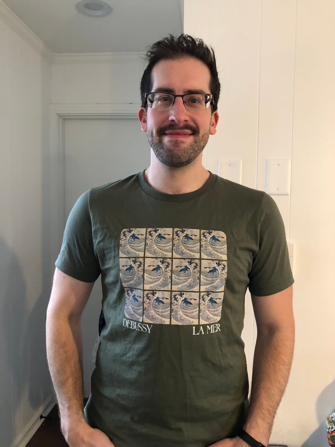 Customer photo review of Claude Debussy: La Mer T-Shirt