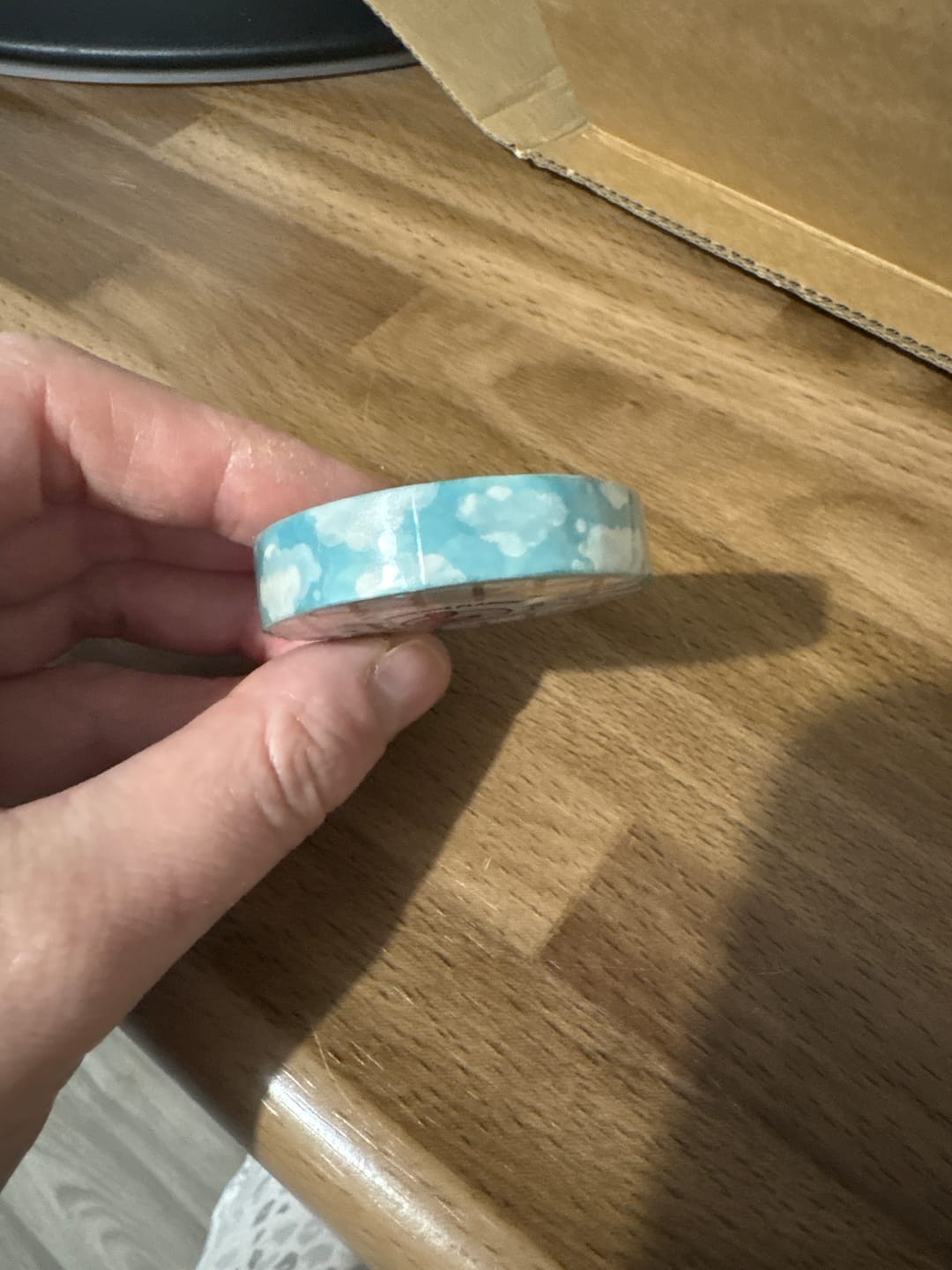 Customer photo review of Freebie Cloud Washi Tape 10mm