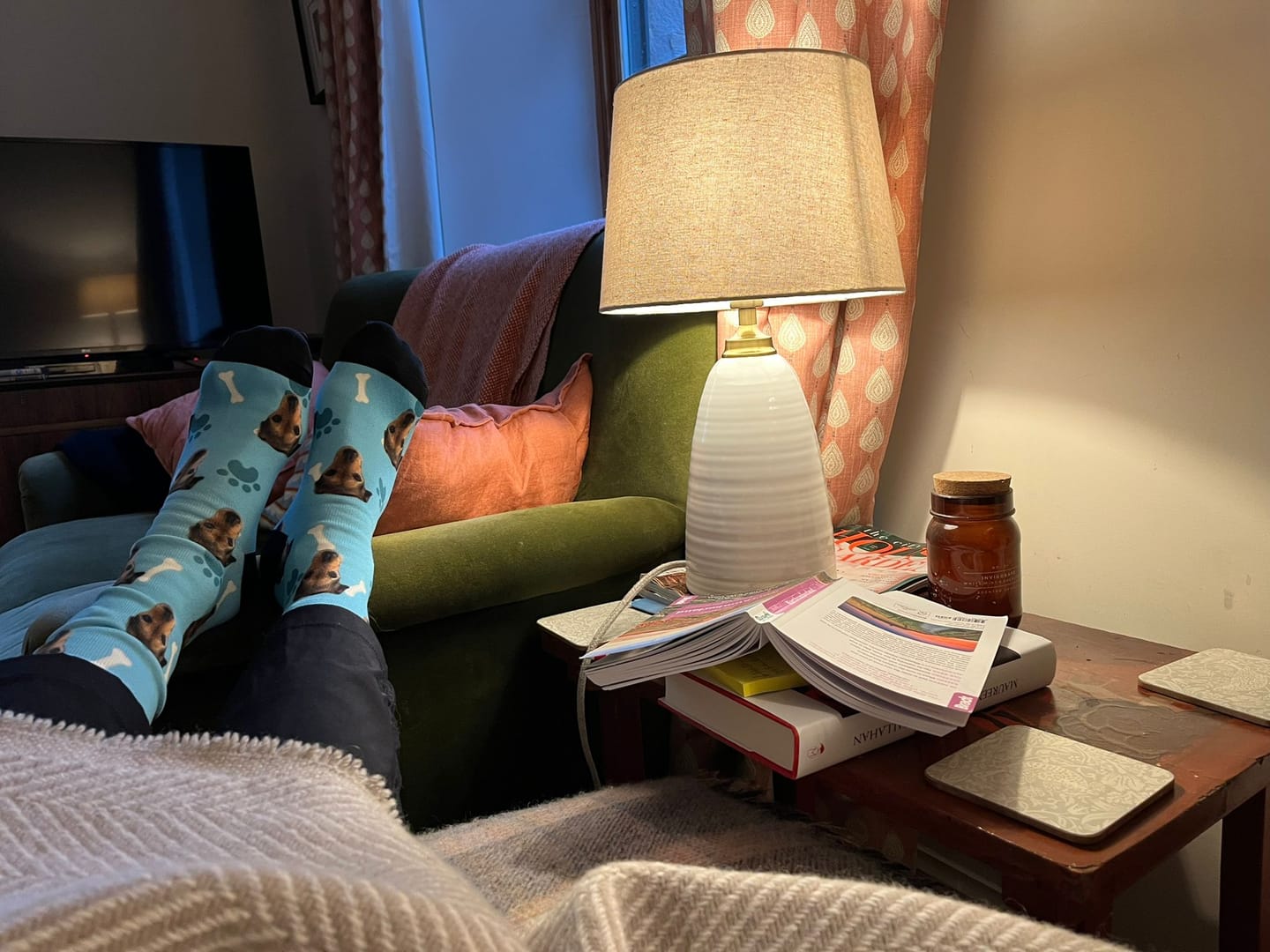 Customer photo review of FaceSock | Custom Dog Socks With Photo
