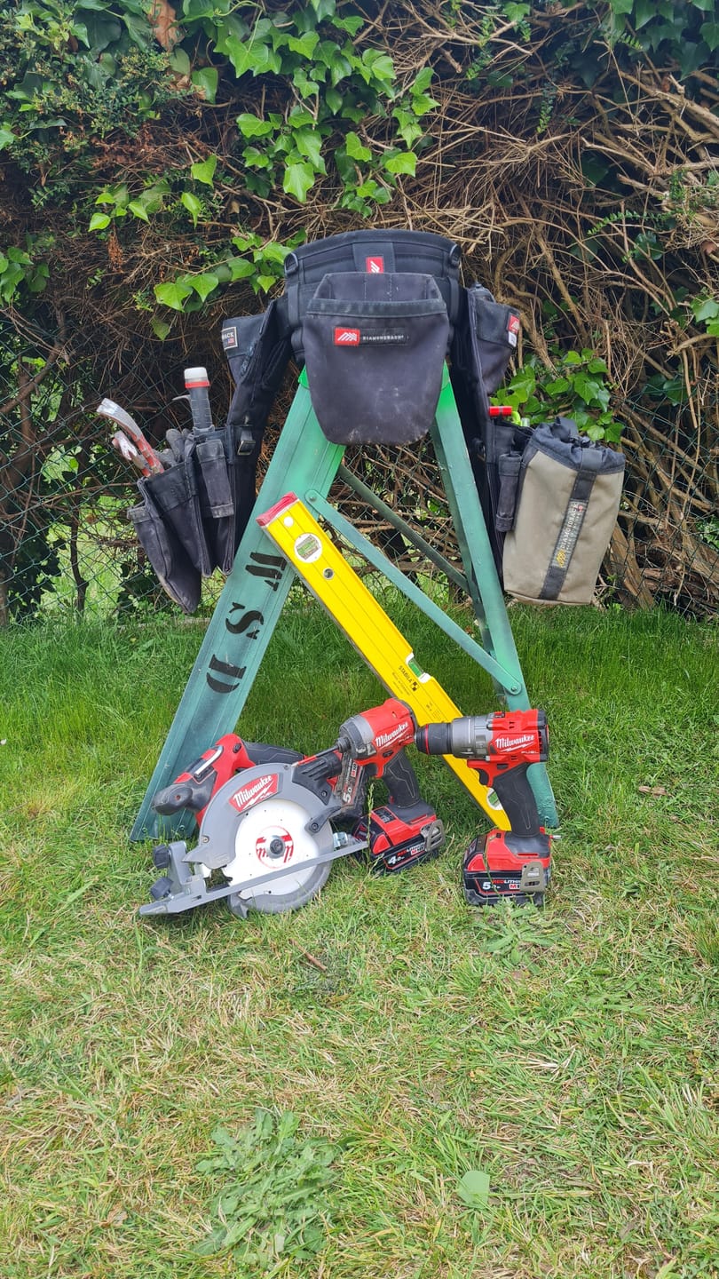 Customer photo review of DiamondBack Toolbelts | 724 Euro X Pouch