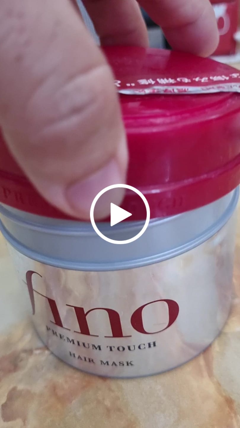 Customer video review of Shiseido Fino Hair Mask Treatment 230g