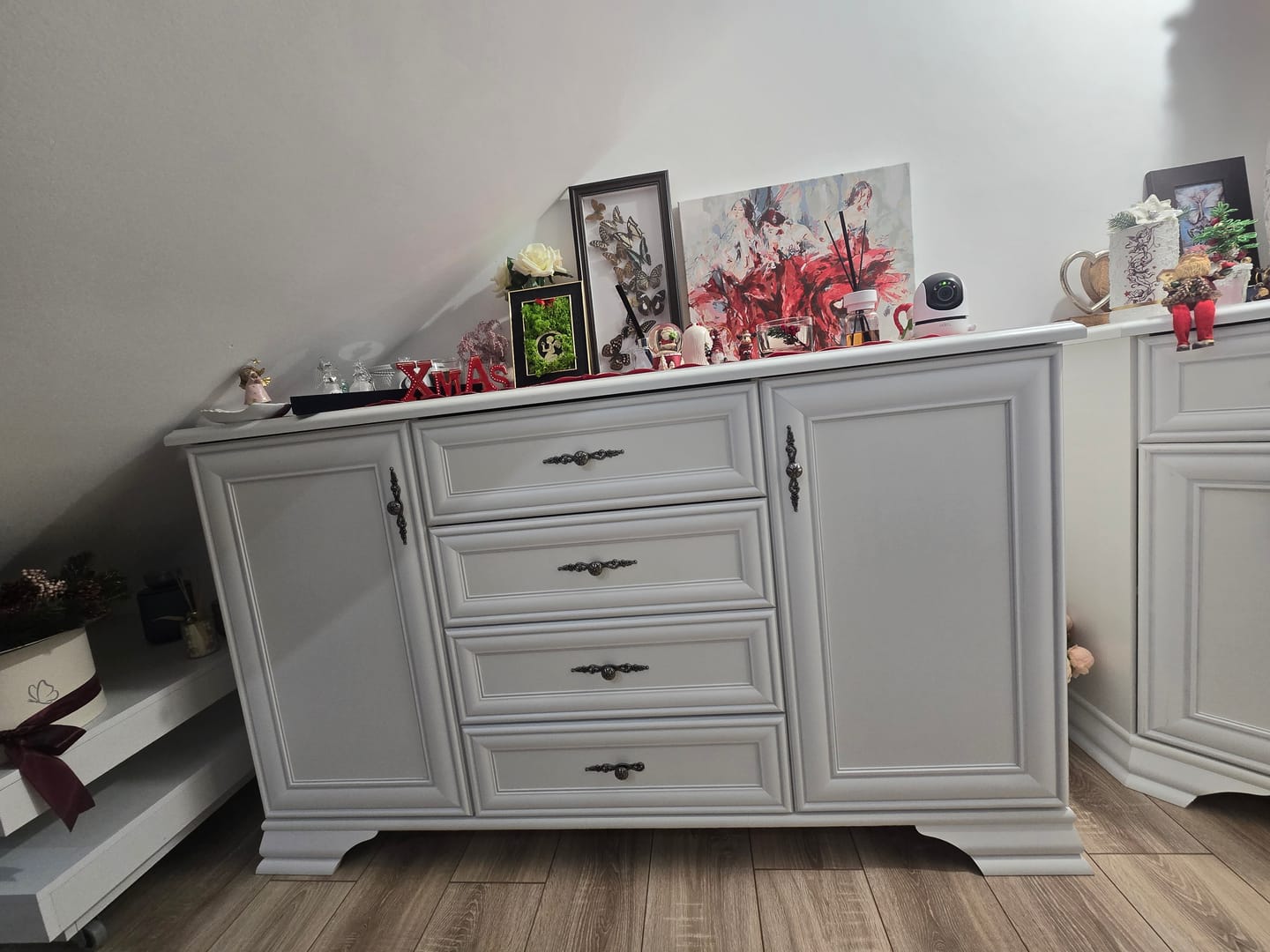 Customer photo review of Comoda IDENTO, alb, PAL, 155x45x90 cm