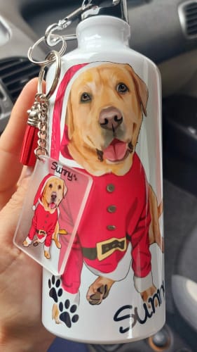 Customer photo review of Παγούρι με το Δικό σας Κατοικίδιο