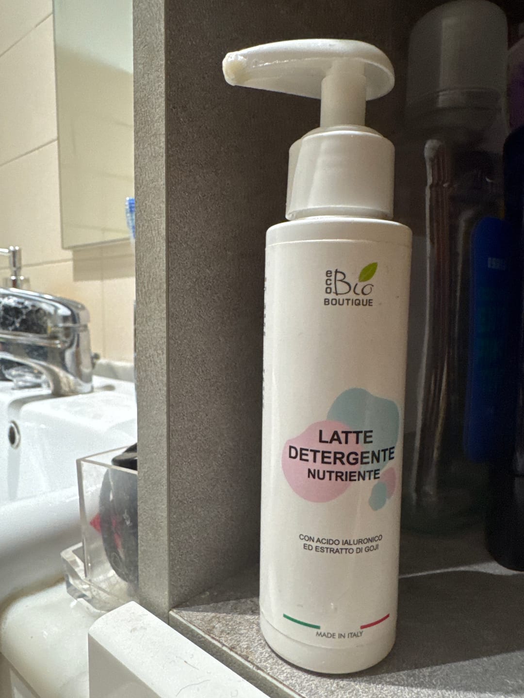 Customer photo review of Latte Detergente Nutriente