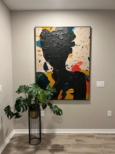 Customer review photo for Colorful Painting #CA070