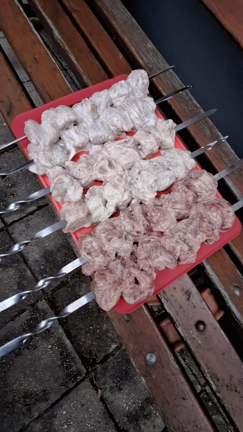 Customer photo review of Schlemmer-Box – Schaschlik von Schwein, Rind & Hähnchen | mySchaschlik