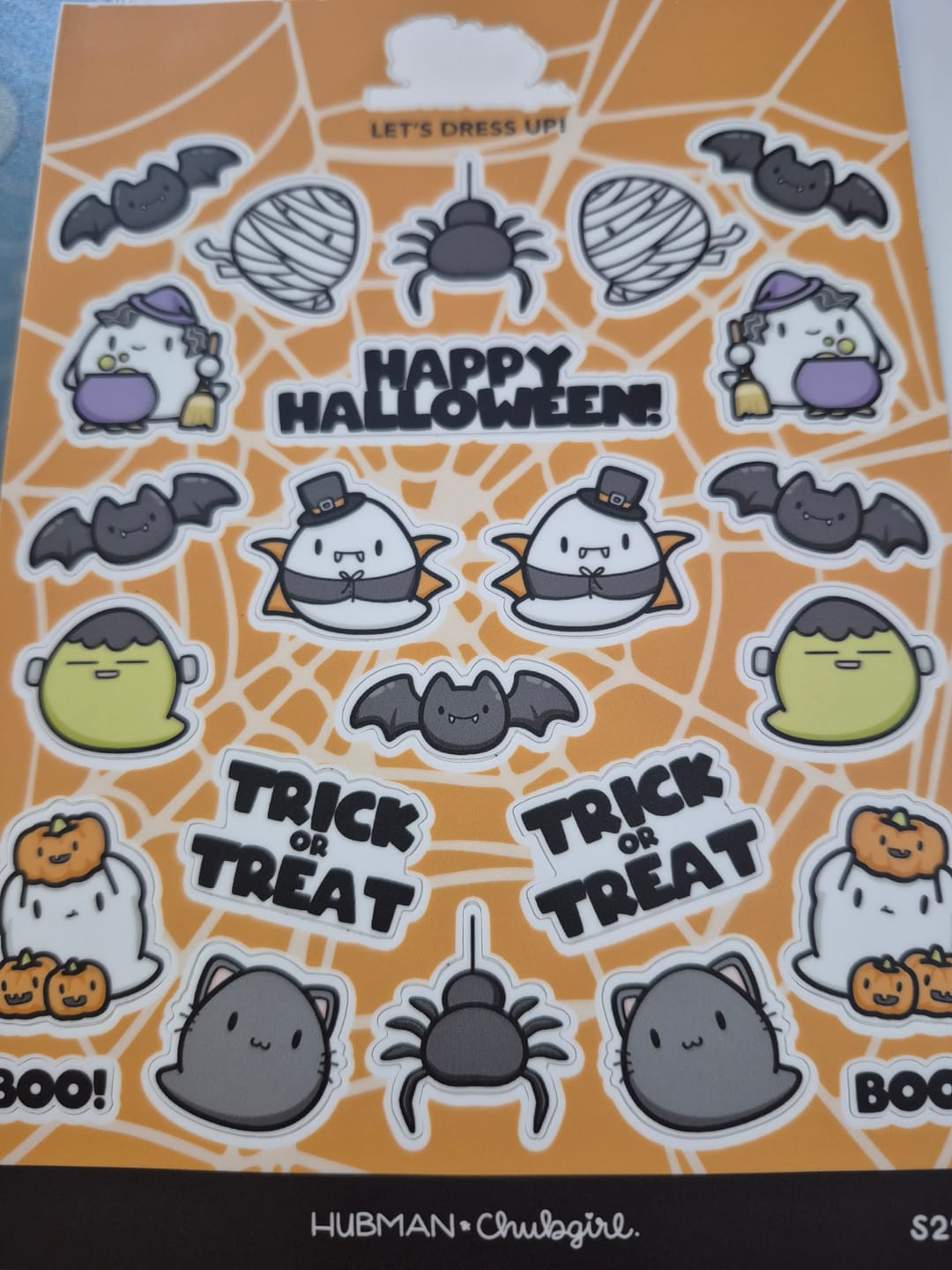 Customer photo review of Let's Dress Up Sticker Sheet