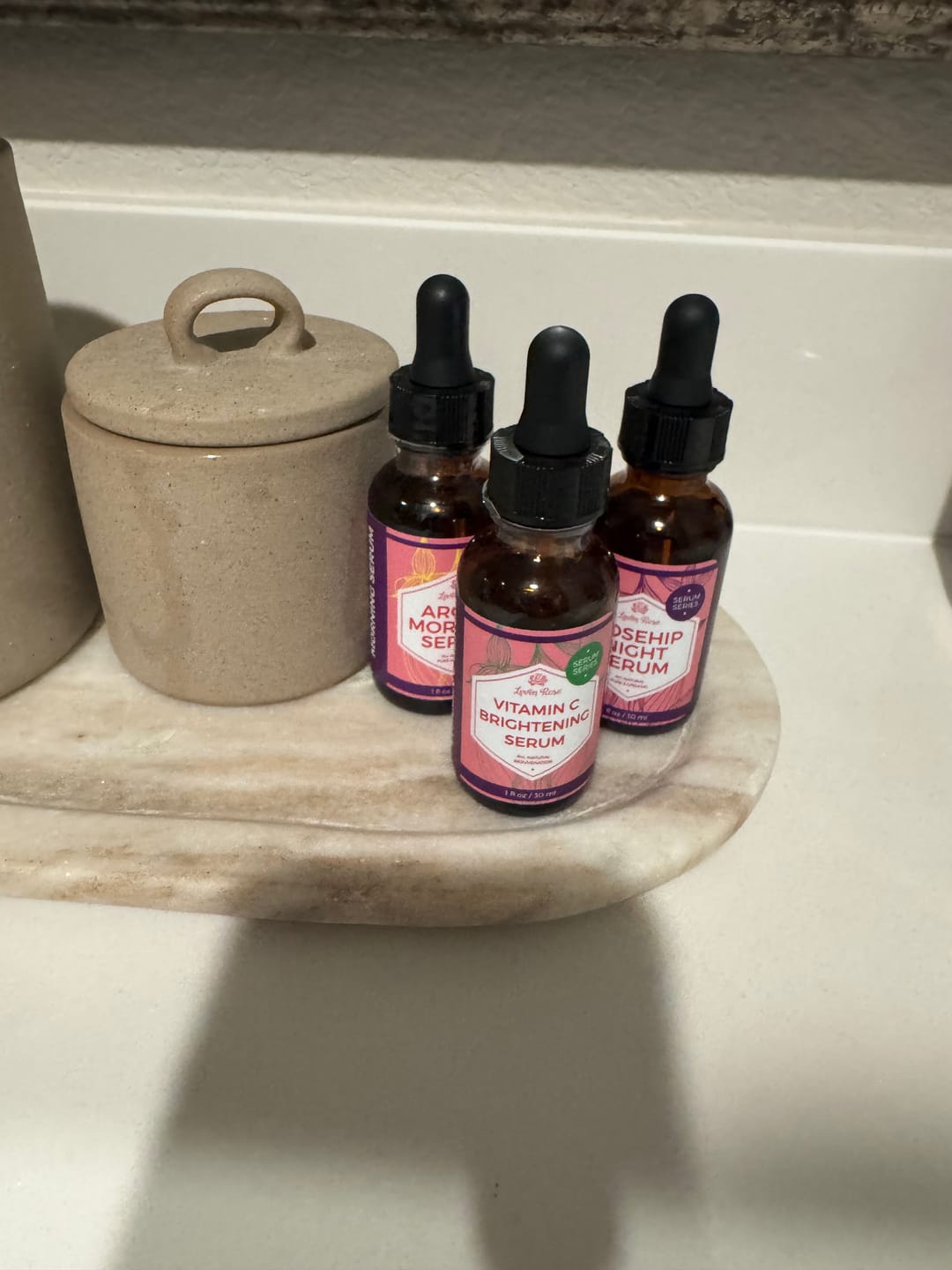 Customer photo review of Daily Essentials Rejuvenation Serum Set