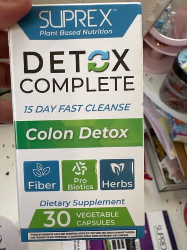 Customer photo review of Detox Complete - Colon Cleanser - 15 días