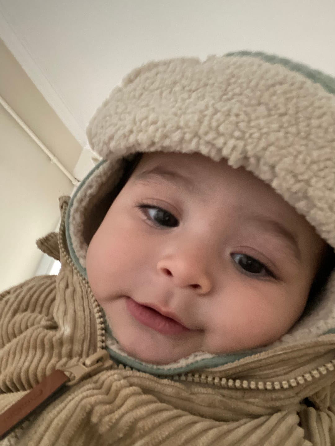 Customer photo review of Kapitone Şapka (Peluş Astarlı) - Mint