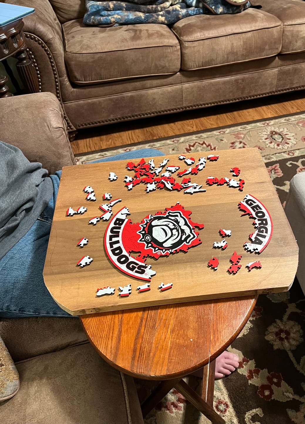 Customer photo review of University of Georgia - Wooden Puzzle