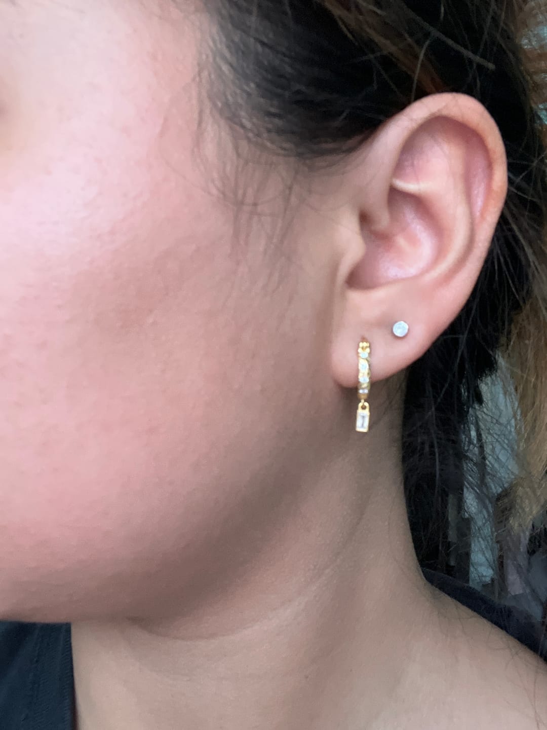 Customer photo review of Shimmer Hoops
