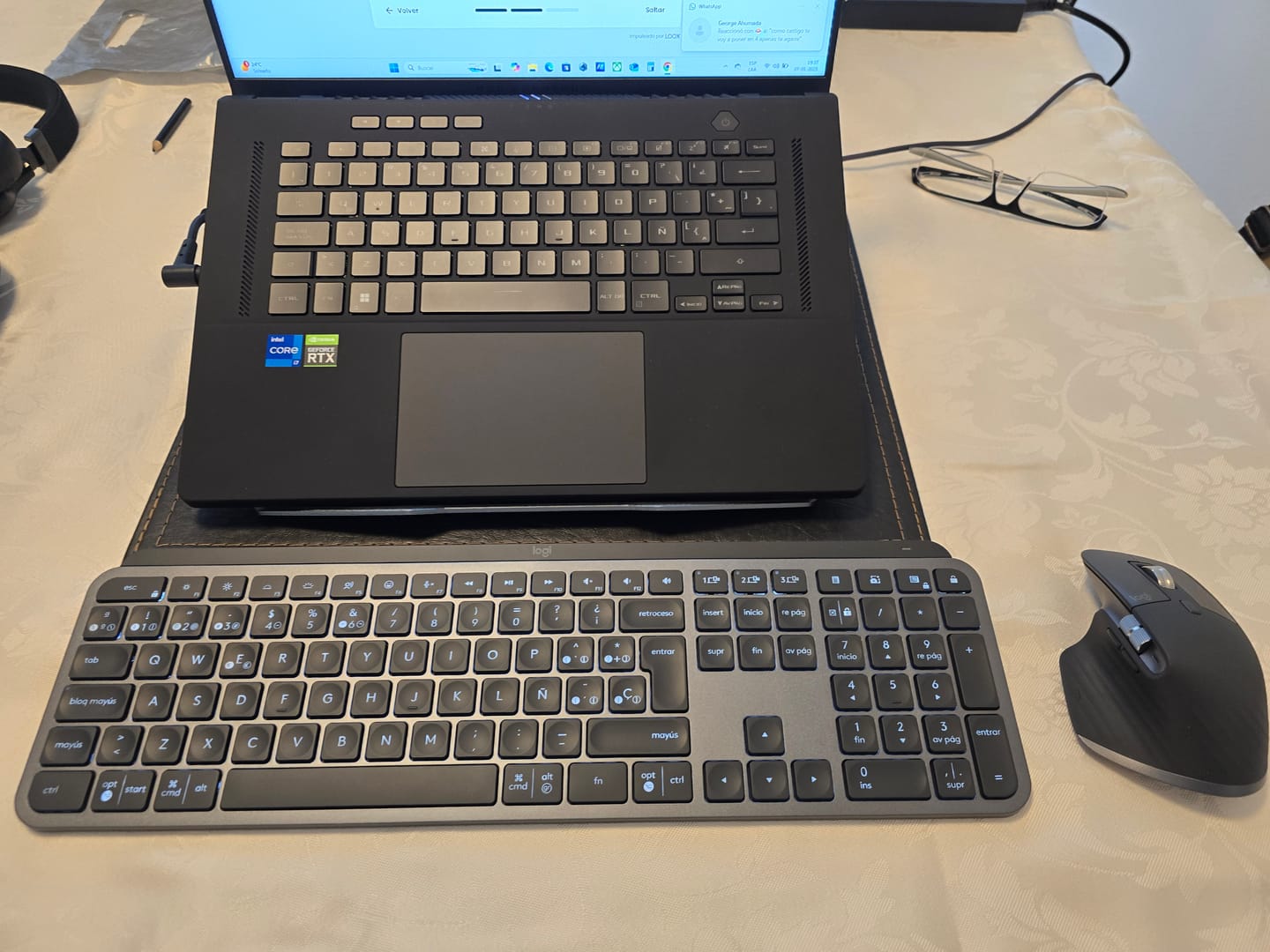 Customer photo review of Teclado Logitech Mx Keys S Español