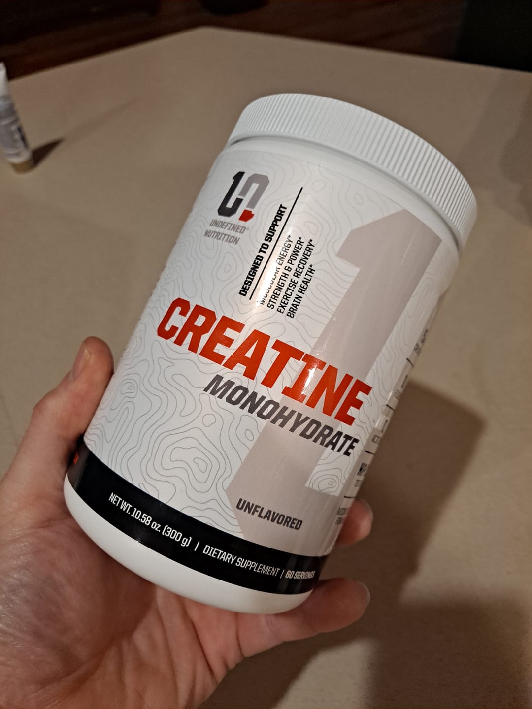 Customer photo review of CREATINE MONOHYDRATE