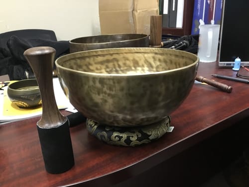 Customer photo review of Sound Healer Special Singing Bowl