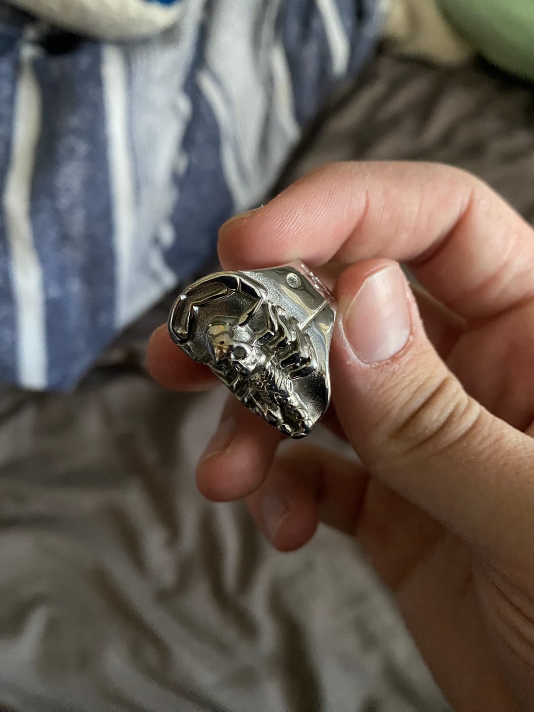 Customer photo review of RISING SCORPIO RING