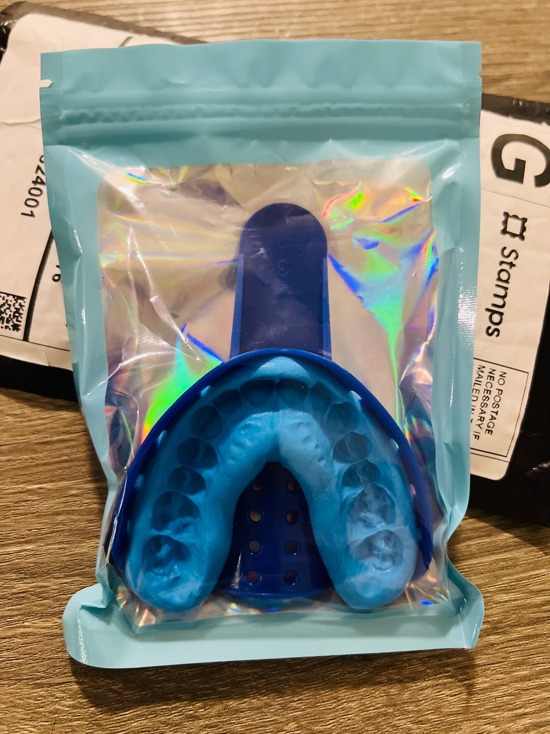 Customer photo review of 3mm Dual-Layer Hybrid Night Guard for Teeth Grinding - Ideal to Protect Veneers, Crowns, Implants