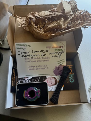 Customer photo review of Metal Spinner Ring by Kaiko