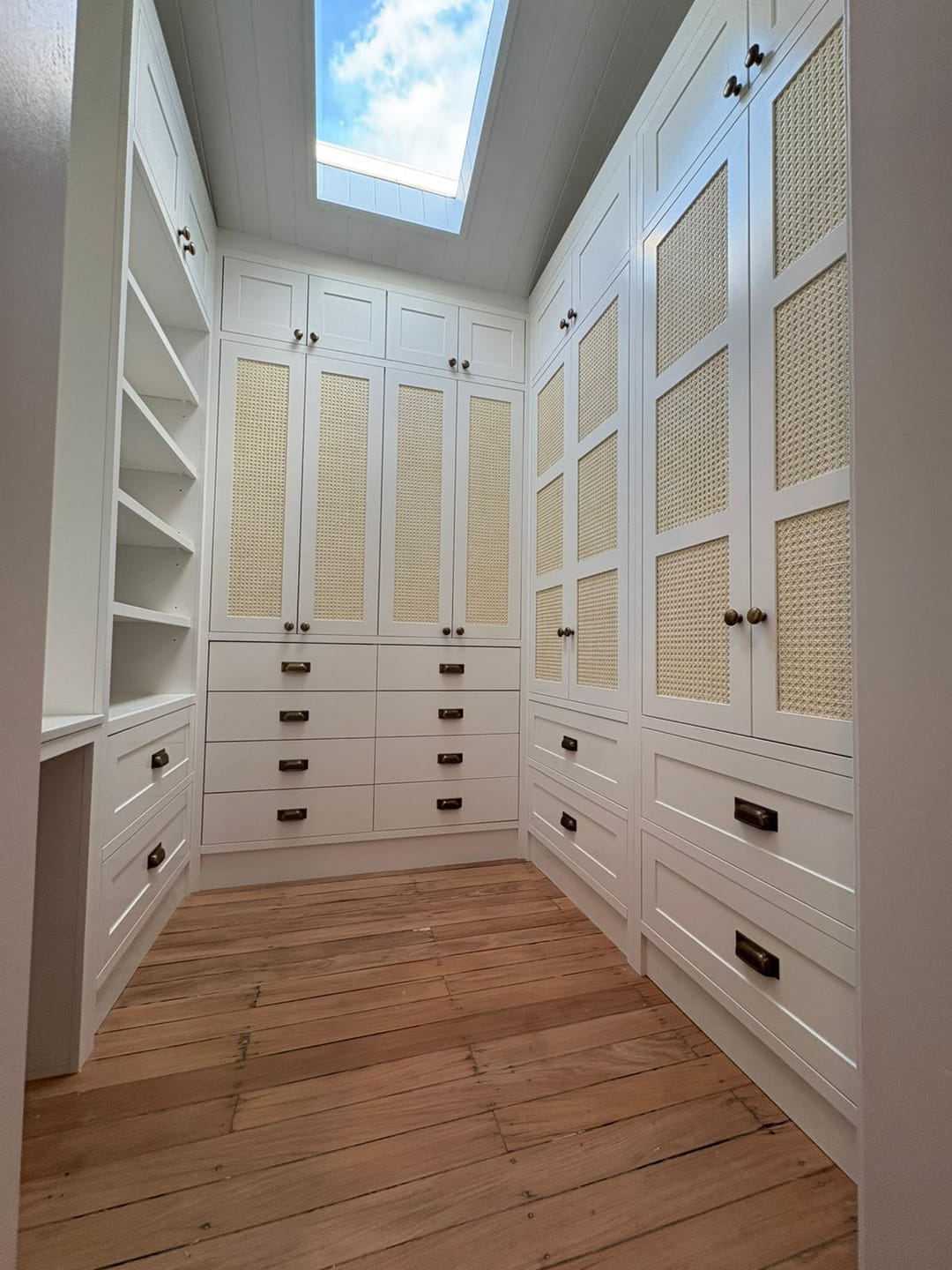 Customer photo review of Shropshire Aged Brass Cupboard Handles