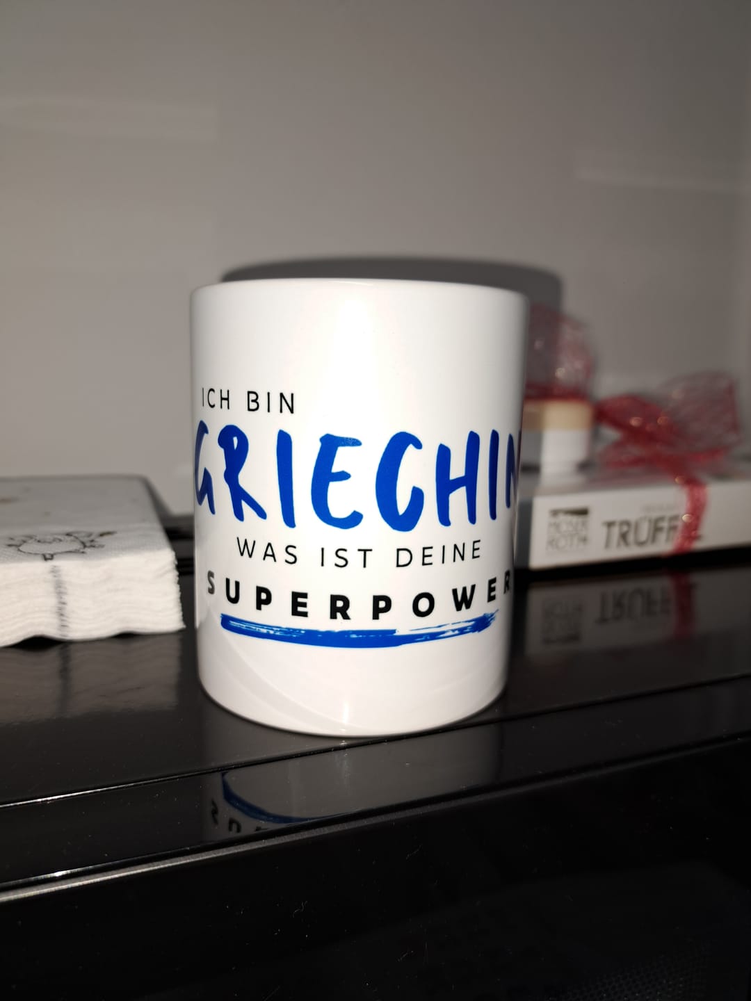 Customer photo review of Griechin Superpower - Tasse