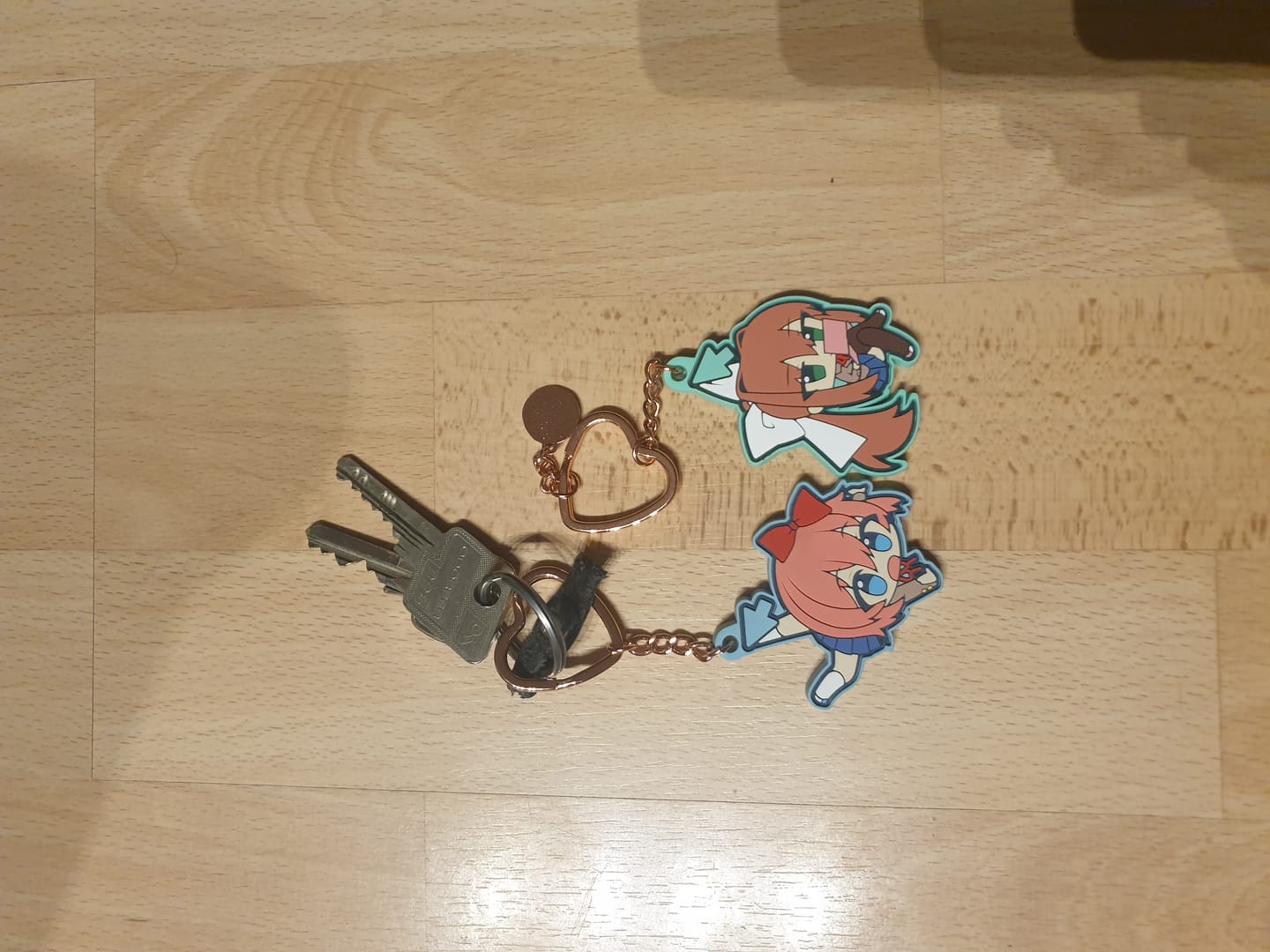 Customer photo review of Doki Doki Literature Club - Monika Mouse Pointer Rubber Keychain