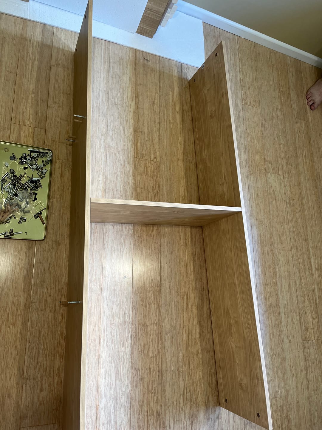 Customer photo review of Doria Storage Bed frame, King, Oak