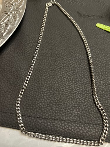 Customer photo review of 6mm Stainless Steel IP Premium Cuban Chain