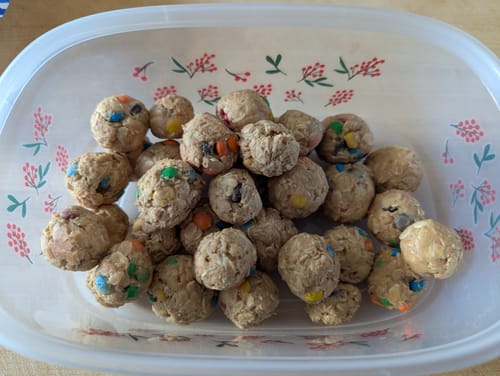 Customer photo review of Whey Protein Isolate with Organic Vanilla