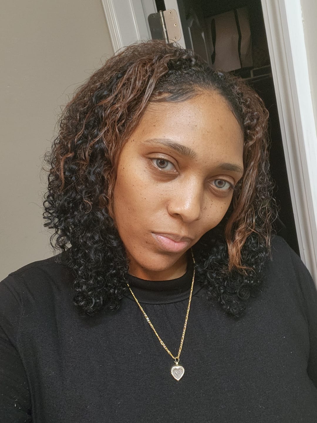 Customer photo review of Brazilian Curly Bundle