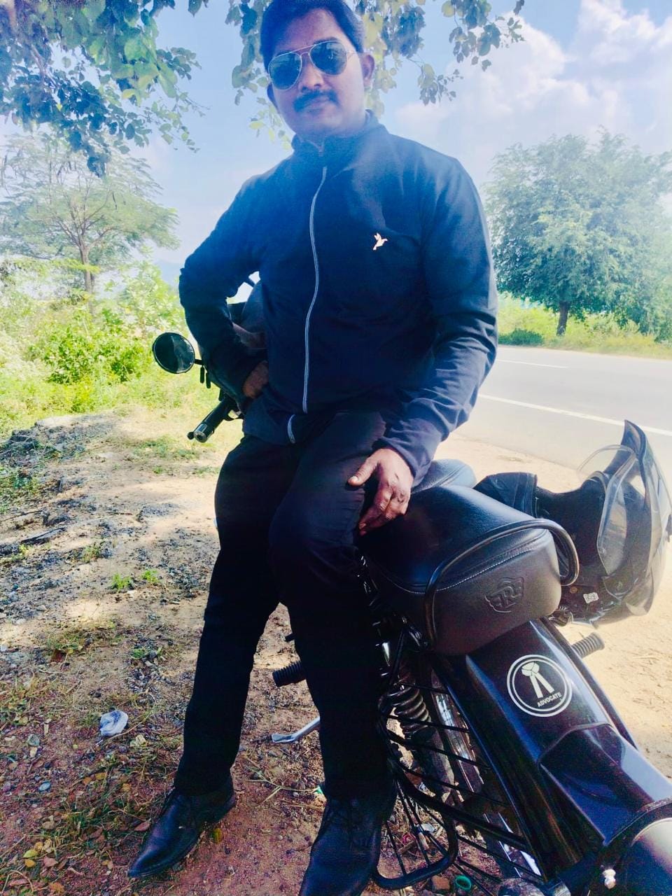 Customer photo review of Navy Blue - Sunblock Jacket