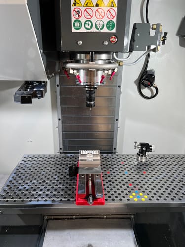 Customer photo review of Haas Mini Mill Fixture Tooling Plate