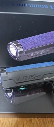 Customer photo review of BL70 EDC Flashlight 6000 Lumens Cree XHP70 HI LED Type-C Rechargeable Dual Light Source for Camping and Work Lights