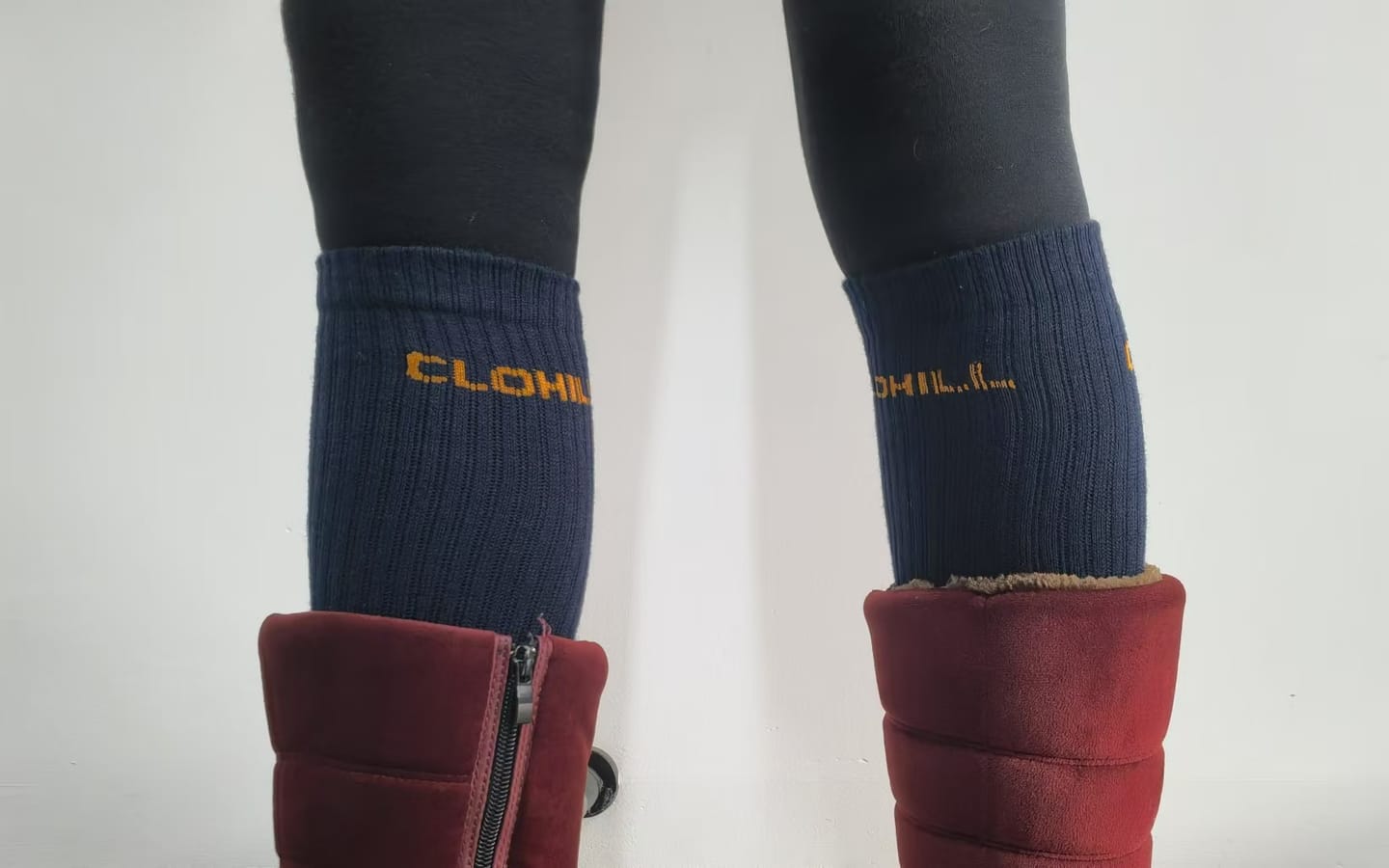 Customer photo review of Women's Knee High Socks