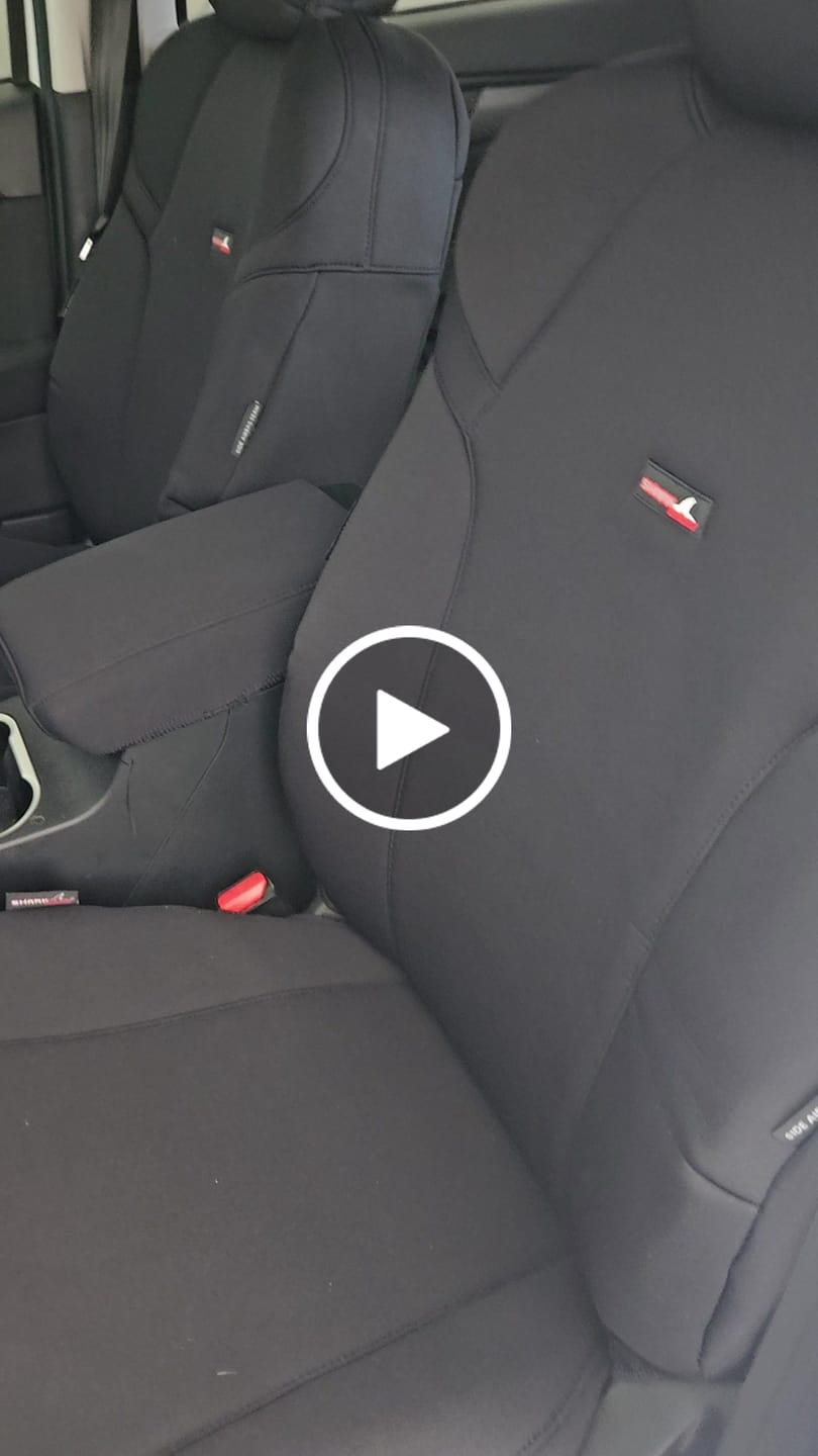 Customer video review of Sharkskin PLUS Seat Covers for Isuzu MU-X 5 Seater (06/2021-On)