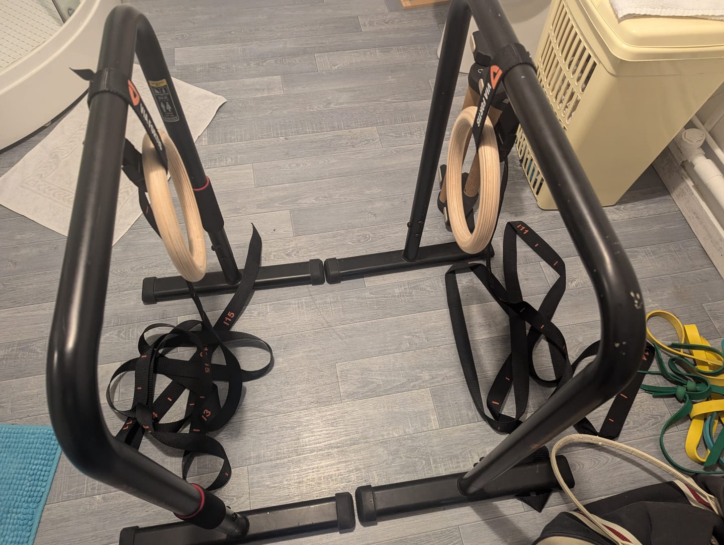 Customer photo review of Anneaux de gym Premium