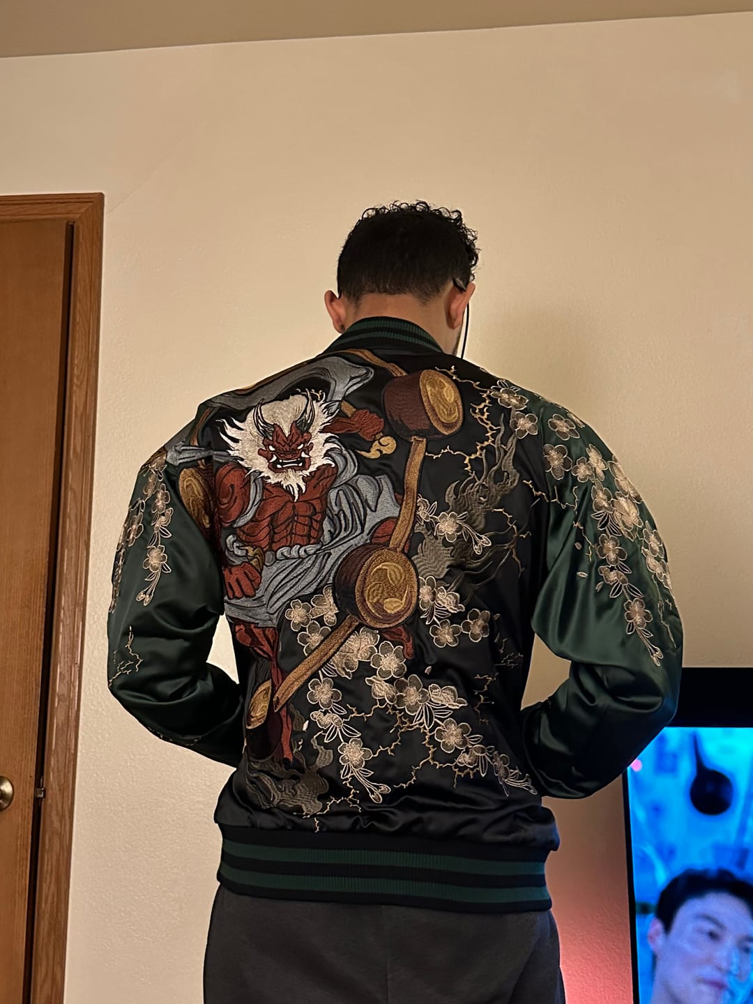 Customer photo review of Raijin & Fujin Sukajan Souvenir Jacket