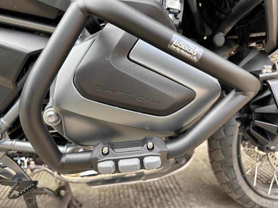 Customer photo review of LOBOO Universal Crash Bar Bumpers (Fits 25mm Tubing) | Replacement Skid Blocks & Sliders