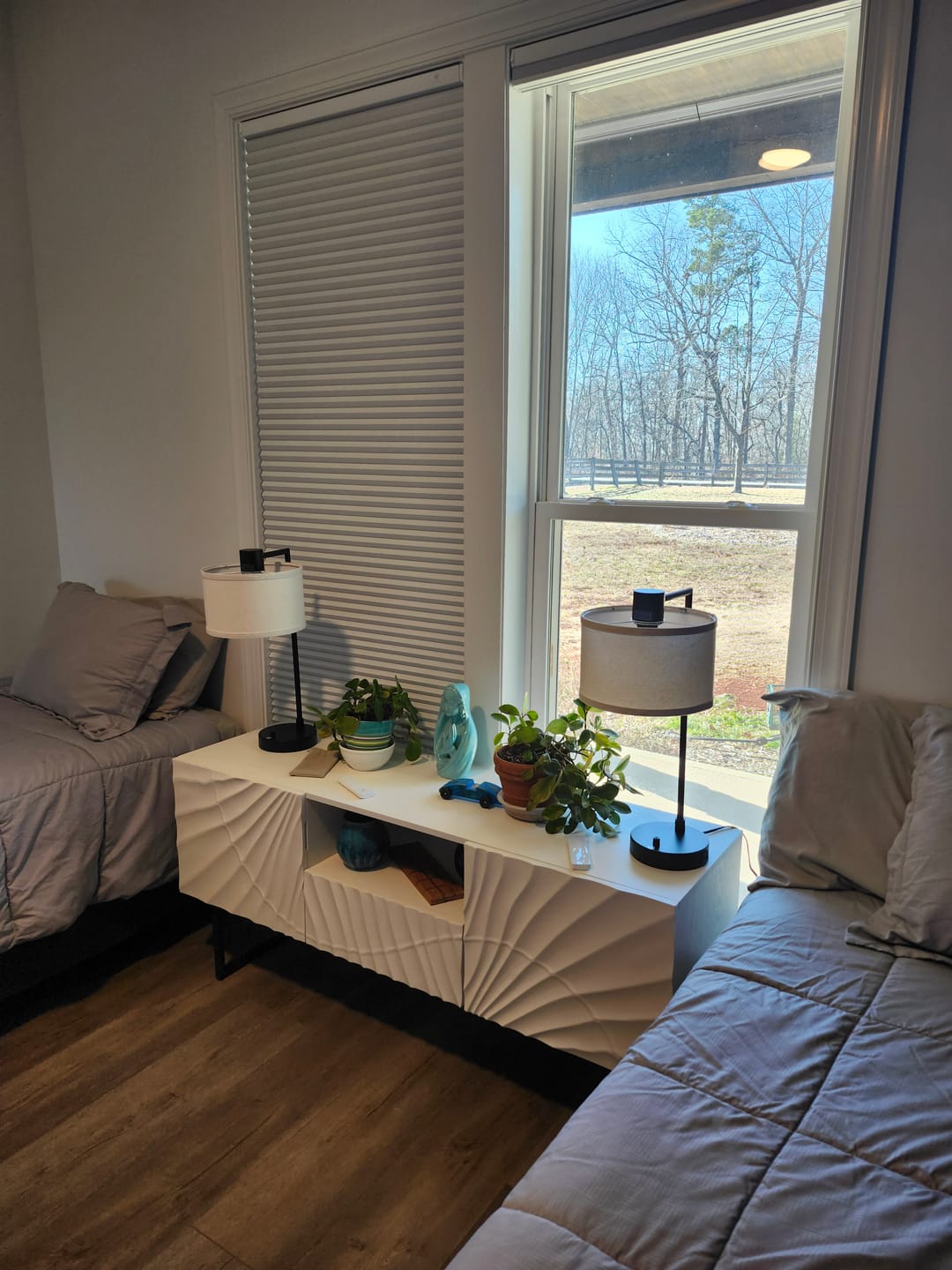 Customer photo review of SmartWings Motorized Blackout Cellular Shades Nowa