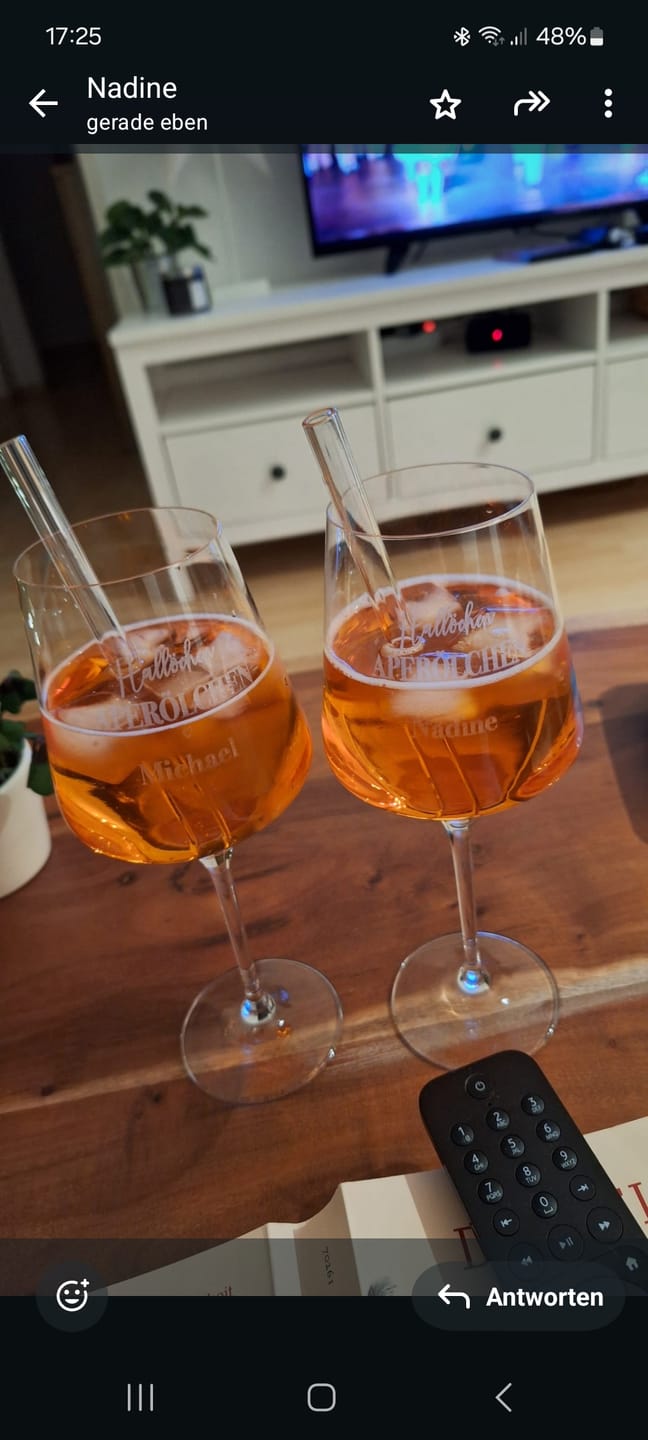 Customer photo review of Spritztour - Personalisiertes Glas für deinen Sommer-Drink